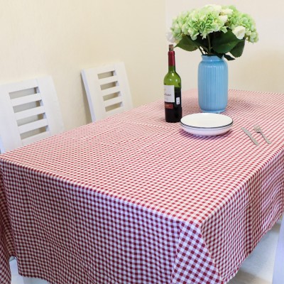 High Quality Restaurant Wedding  Red Linen Table Cloth