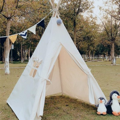 Foldable Canvas Indoor Outdoor Indian Children Teepee Tent